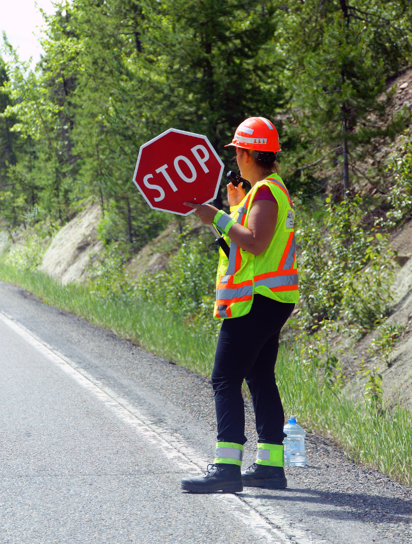 Cone Zone season has arrived! Dawson Road Maintenance