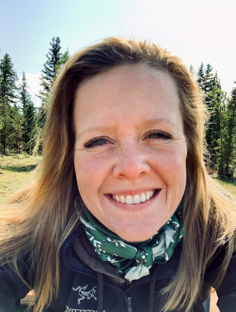 Big Bar Ferry operator Bec Sturm smiling outdoors in the Chilcotin region of British Columbia.